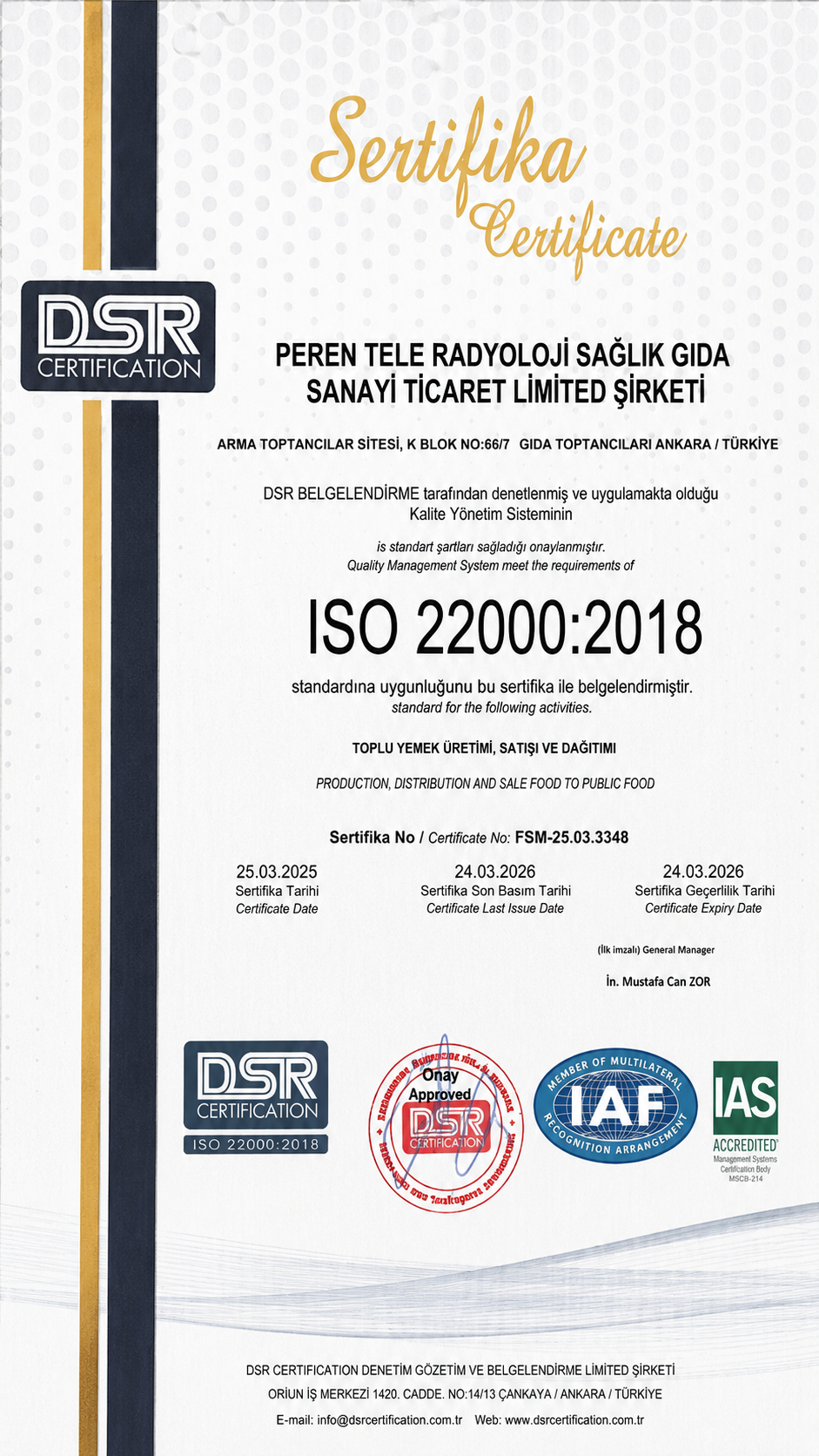 ISO 10002:2018 Müşteri Memnuniyeti ve Şikayet Yönetim Sistemi Sertifikası